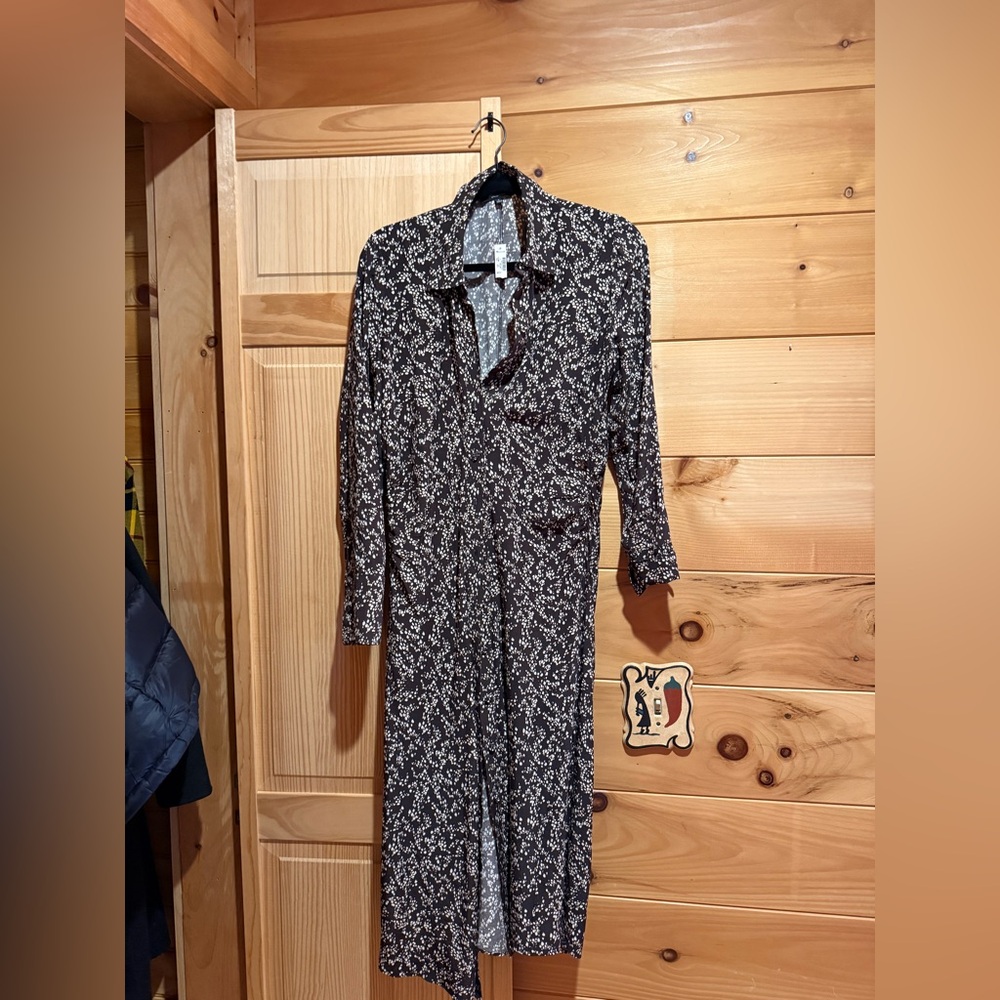 Madewell button down shirt dress